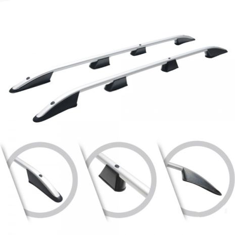 ΜΠΑΡΕΣ ΟΡΟΦΗΣ ΓΙΑ FORD TRANSIT CONNECT / TOURNEO CONNECT / VW CADDY 2021+ ΠΑΡΑΛΛΗΛΕΣ L1 ΑΛΟΥΜΙΝΙΟΥ ΑΣΗΜΙ ΟMTEC - 2 TEMΑΧΙΑ Auto Moto Tyres 