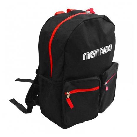 ΣΑΚΙΔΙΟ ΤΑΞΙΔΙΟΥ BACKPACK 20Lt 43x30x15 ΜΑΥΡΟ-ΚΟΚΚΙΝΟ MENABO Auto Moto Tyres 