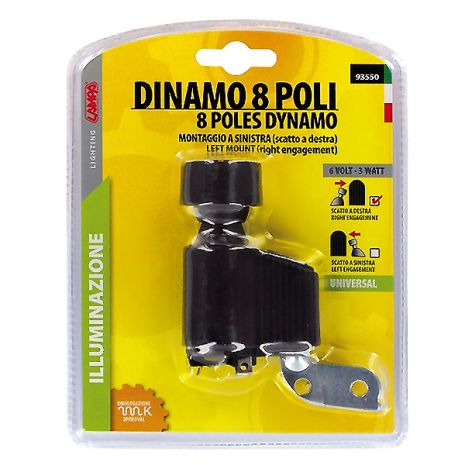 ΔΥΝΑΜΟ ΠΟΔΗΛΑΤΟΥ 8 ΠΟΛΩΝ (6V-3W) Auto Moto Tyres 