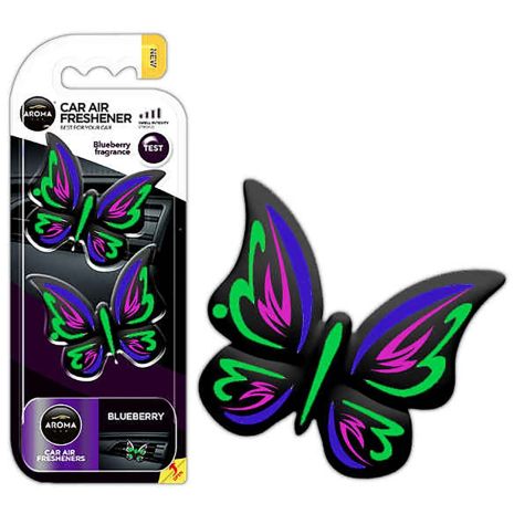 ΑΡΩΜΑΤΙΚΟ (ΚΡΕΜΑΣΤΟ ή ΑΕΡΑΓΩΓΟΥ) AROMA FANCY SHAPES ΠΕΤΑΛΟΥΔΑ – BLUEBERRY AMiO – 1 ΤΕΜ. Auto Moto Tyres 