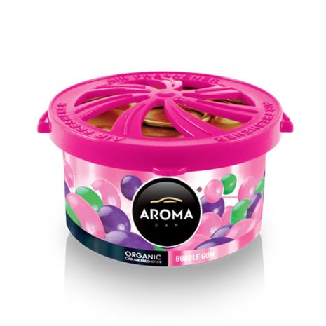 ΑΡΩΜΑΤΙΚΟ ΣΕ ΚΟΝΣΕΡΒΑ AROMA ORGANIC - ΤΣΙΧΛΟΦΟΥΣΚΑ (BUBBLE GUM) (40gr) AMiO - 1 ΤΕΜ. Auto Moto Tyres 
