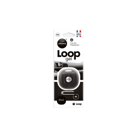 ΑΡΩΜΑΤΙΚΟ ΑΕΡΑΓΩΓΟΥ AROMA CAR LOOP BLACK AMIO - 1 ΤΕΜ. Auto Moto Tyres 