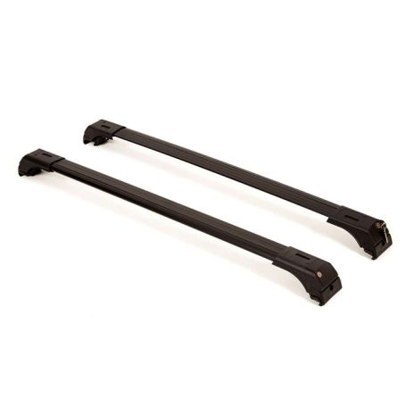 ΜΠΑΡΕΣ ΟΡΟΦΗΣ ΓΙΑ ΧΑΜΗΛΕΣ ΓΙΑ RAISED RAILS 135CM ΜΑΥΡΕΣ ΑΛΟΥΜΙΝΙΟΥ ΜΕ ΚΛΕΙΔΙ 2ΤΕΜ Auto Moto Tyres 