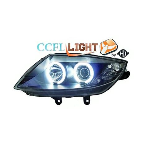 Φανάρια diederichs Angel Eyes BMW Z4 E85 03-09 ROADSTER/COUPE (Μαύρα) Auto Moto Tyres 