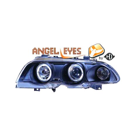 ΦΑΝΑΡΙΑ ΓΙΑ BMW ΣΕΙΡΑ 3 E46 98-01 LIMOUSINE/TOURING ANGELEYES BLACK Auto Moto Tyres 