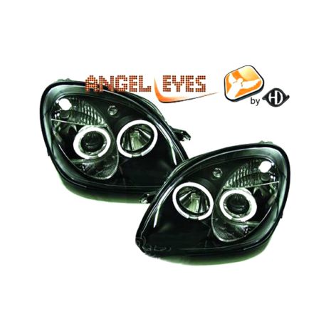 ΦΑΝΑΡΙΑ ΓΙΑ MERCEDES SLK R170 96-04 ANGELEYES BLACK Auto Moto Tyres 