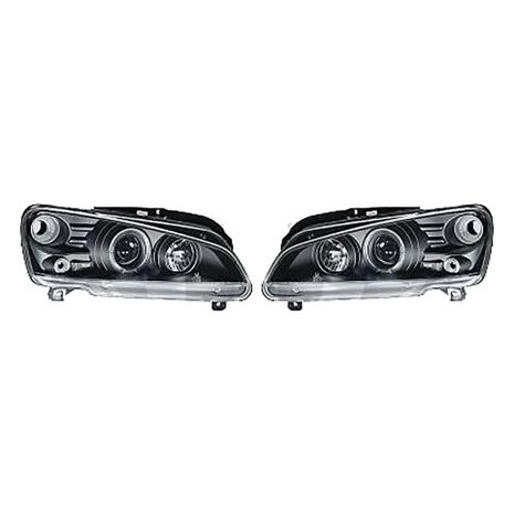 ΦΑΝΑΡΙΑ ΜΠΡΟΣΤΙΝΑ ΓΙΑ PEUGEOT 106 1996+ ANGELEYES BLACK (H1+H1) - 2 ΤΕΜ. Auto Moto Tyres 