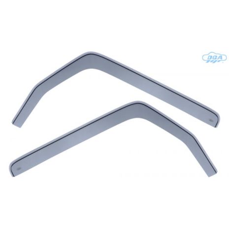 ΖΕΥΓΑΡΙ ΜΠΡΟΣΤΙΝΟΙ ΑΝΕΜΟΘΡΑΥΣΤΕΣ ΓΙΑ JEEP WRANGLER 2/4D 2007+ ΑΠΟ ΕΥΚΑΜΠΤΟ ΧΥΤΟ ΑΚΡΥΛΙΚΟ ΓΥΑΛΙ (CAST ACRYLIC GLASS) DGA - 2 ΤΕΜ. Auto Moto Tyres 