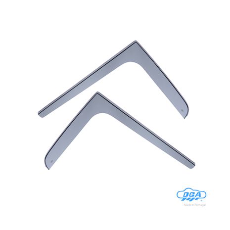 ΖΕΥΓΑΡΙ ΜΠΡΟΣΤΙΝΟΙ ΑΝΕΜΟΘΡΑΥΣΤΕΣ ΓΙΑ FORD TRANSIT 2/3/4D 1986-2000 ΑΠΟ ΕΥΚΑΜΠΤΟ ΧΥΤΟ ΑΚΡΥΛΙΚΟ ΓΥΑΛΙ (CAST ACRYLIC GLASS) DGA - 2 ΤΕΜ. Auto Moto Tyres 