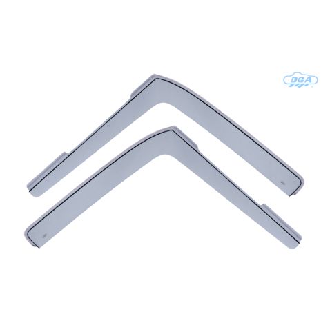 ΖΕΥΓΑΡΙ ΜΠΡΟΣΤΙΝΟΙ ΑΝΕΜΟΘΡΑΥΣΤΕΣ ΓΙΑ FORD TRANSIT CONNECT /TOURNEO CONNECT 2/4/5D 2002-2013 ΑΠΟ ΕΥΚΑΜΠΤΟ ΧΥΤΟ ΑΚΡΥΛΙΚΟ ΓΥΑΛΙ (CAST ACRYLIC GLASS) DGA - 2 ΤΕΜ. Auto Moto Tyres 