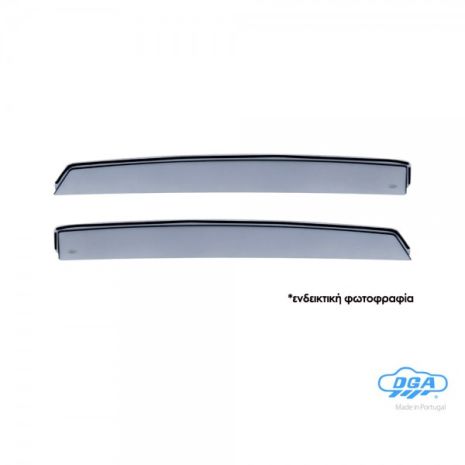 ΖΕΥΓΑΡΙ ΠΙΣΩ ΑΝΕΜΟΘΡΑΥΣΤΕΣ ΓΙΑ HYUNDAI SANTA FE 5D 2018+ ΑΠΟ ΕΥΚΑΜΠΤΟ ΧΥΤΟ ΑΚΡΥΛΙΚΟ ΓΥΑΛΙ (CAST ACRYLIC GLASS) DGA - 2 ΤΕΜ. Auto Moto Tyres 