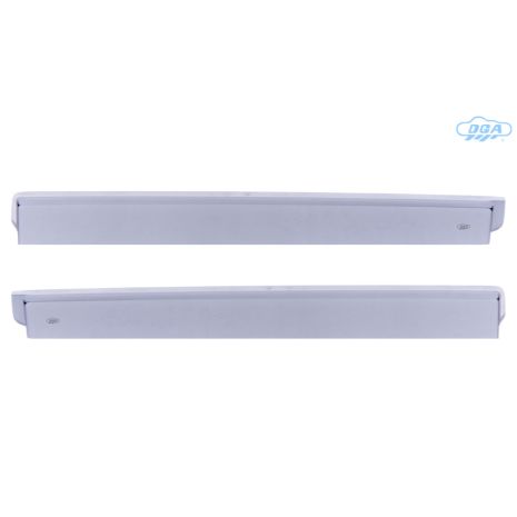 ΖΕΥΓΑΡΙ ΠΙΣΩ ΑΝΕΜΟΘΡΑΥΣΤΕΣ ΓΙΑ NISSAN LEAF 5D 2017+ ΑΠΟ ΕΥΚΑΜΠΤΟ ΧΥΤΟ ΑΚΡΥΛΙΚΟ ΓΥΑΛΙ DGA - 2 ΤΕΜ Auto Moto Tyres 