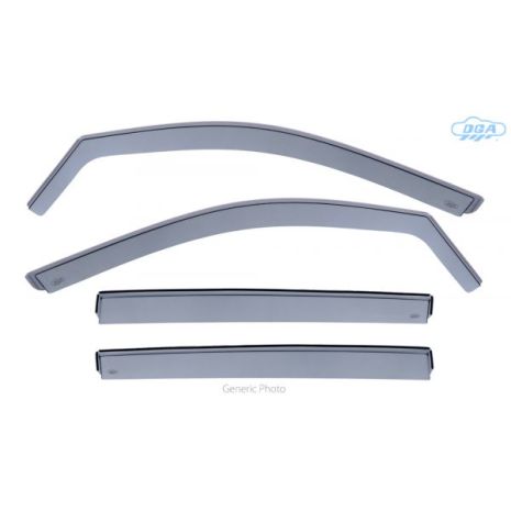 ΣΕΤ ΑΝΕΜΟΘΡΑΥΣΤΕΣ ΓΙΑ HONDA CIVIC 5D 2017-2021 ΑΠΟ ΕΥΚΑΜΠΤΟ ΧΥΤΟ ΑΚΡΥΛΙΚΟ ΓΥΑΛΙ  (CAST ACRYLIC GLASS) DGA - 4 ΤΕΜ. Auto Moto Tyres 