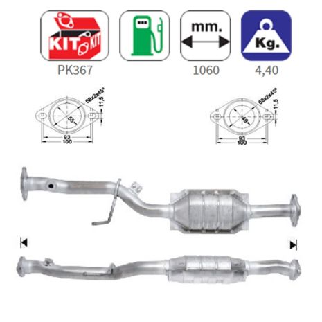ΚΑΤΑΛΥΤΗΣ ΒΕΝΖΙΝΗΣ ΓΙΑ AVENSIS 1.6i 16V 1587 cc 81 Kw / 110 cv 4AFE Auto Moto Tyres 