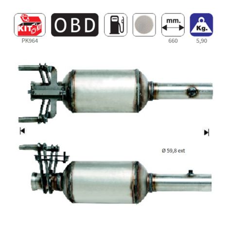 ΦΙΛΤΡΟ DPF ΚΟΡΔΙΕΡΙΤΗ MERCEDES SPRINTER 209/211/213/215/309/311/313/315/411/509/511/515 2.1TD CDI 2148cc 2006-2010 Auto Moto Tyres 