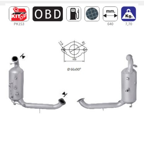 ΦΙΛΤΡΟ DPF FORD C-MAX,FOCUS /MAZDA 3 /VOLVO C30,S40,S80,V50,V70 Auto Moto Tyres 