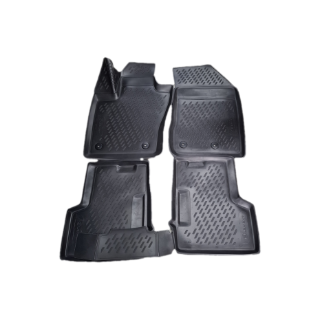 ΜΑΡΚΕ ΠΑΤΑΚΙΑ ΣΕ ΣΚΑΦΗ TPE ΛΑΣΤΙΧΟ ΓΙΑ FIAT 500X 2014+  ΣΕ ΜΑΥΡΟ ΧΡΩΜΑ NOVLINE - 4 ΤΕΜ. Auto Moto Tyres 