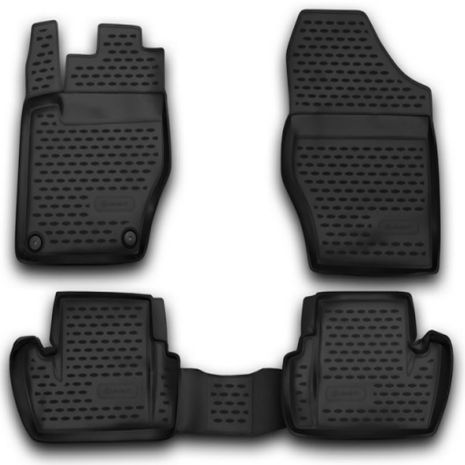 ΜΑΡΚΕ ΠΑΤΑΚΙΑ ΣΕ ΣΚΑΦΗ TPE ΛΑΣΤΙΧΟ ΓΙΑ CITROEN DS4 03/2011-2015  ΣΕ ΜΑΥΡΟ ΧΡΩΜΑ NOVLINE - 4 ΤΕΜ. Auto Moto Tyres 