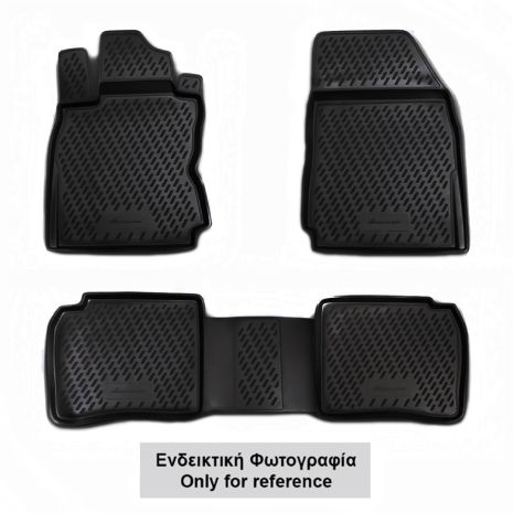 ΜΑΡΚΕ ΠΑΤΑΚΙΑ ΣΕ ΣΚΑΦΗ TPE ΛΑΣΤΙΧΟ ΓΙΑ HONDA CR-V 5D 08/2017+  ΣΕ ΜΑΥΡΟ ΧΡΩΜΑ NOVLINE - 4 ΤΕΜ. Auto Moto Tyres 
