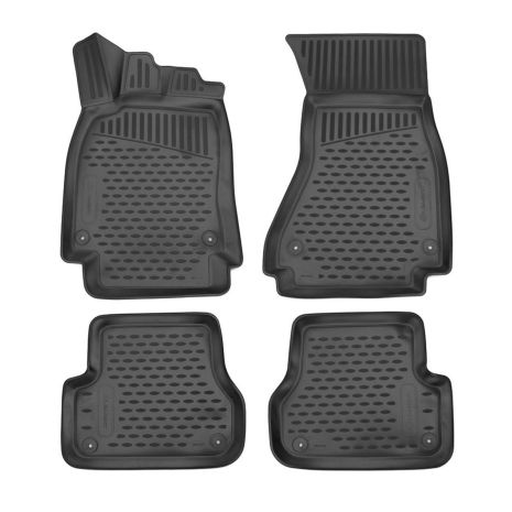 ΜΑΡΚΕ ΠΑΤΑΚΙΑ ΣΕ ΣΚΑΦΗ TPE ΛΑΣΤΙΧΟ ΓΙΑ AUDI A6 C7 AVANT / ALLROAD 2011+  ΣΕ ΜΑΥΡΟ ΧΡΩΜΑ NOVLINE - 4 ΤΕΜ. Auto Moto Tyres 
