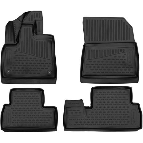 ΜΑΡΚΕ ΠΑΤΑΚΙΑ ΣΕ ΣΚΑΦΗ TPE ΛΑΣΤΙΧΟ ΓΙΑ OPEL COMBO E LIFE X19 5-SEAT 2018+  ΣΕ ΜΑΥΡΟ ΧΡΩΜΑ NOVLINE - 4 ΤΕΜ. Auto Moto Tyres 