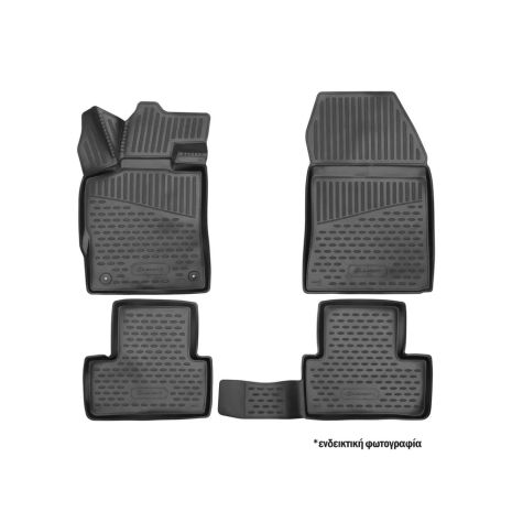 ΠΑΤΑΚΙΑ ΣΕ ΣΚΑΦΗ TPE ΛΑΣΤΙΧΟ ΓΙΑ VW ATLAS CROSS SPORT 2020+ ΣΕ ΜΑΥΡΟ ΧΡΩΜΑ NOVLINE - 4 ΤΕΜ. Auto Moto Tyres 