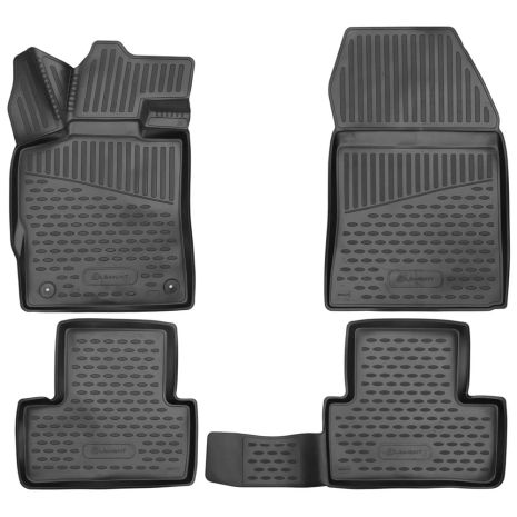 ΜΑΡΚΕ ΠΑΤΑΚΙΑ ΣΕ ΣΚΑΦΗ TPE ΛΑΣΤΙΧΟ ΓΙΑ HYUNDAI KONA 1.0 T-GDi 7DCT 2023+  ΣΕ ΜΑΥΡΟ ΧΡΩΜΑ NOVLINE - 4 ΤΕΜ. Auto Moto Tyres 