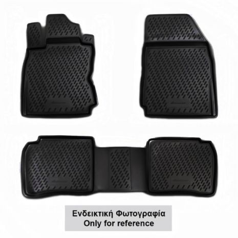 ΜΑΡΚΕ ΠΑΤΑΚΙΑ ΣΕ ΣΚΑΦΗ TPE ΛΑΣΤΙΧΟ ΓΙΑ RENAULT ARKANA 5D 2019+  ΣΕ ΜΑΥΡΟ ΧΡΩΜΑ NOVLINE - 4 ΤΕΜ. Auto Moto Tyres 