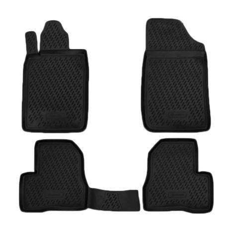 ΜΑΡΚΕ ΠΑΤΑΚΙΑ ΣΕ ΣΚΑΦΗ TPE ΛΑΣΤΙΧΟ ΓΙΑ PEUGEOT 206 3/5D 1998+  ΣΕ ΜΑΥΡΟ ΧΡΩΜΑ NOVLINE - 4 ΤΕΜ. Auto Moto Tyres 
