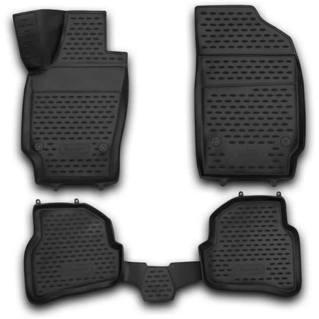ΜΑΡΚΕ ΠΑΤΑΚΙΑ ΣΕ ΣΚΑΦΗ TPE ΛΑΣΤΙΧΟ ΓΙΑ VW POLO 3/5D 2009-2020   ΣΕ ΜΑΥΡΟ ΧΡΩΜΑ NOVLINE - 4 ΤΕΜ. Auto Moto Tyres 