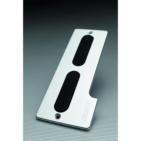 Τεμπέλης Ποδιού Αλουμινίου Isotta με μαύρο λαστιχένιο πλαίσιο Auto Moto Tyres 