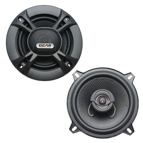 ΗΧΕΙΑ GEAR 2 ΔΡΟΜΩΝ 130mm - 250W - ΒΑΘΟΣ 44mm (ΟΜΟΑΞΟΝΙΚΑ ΣΤΡΟΓΓΥΛΑ) - 2 ΤΕΜ. Auto Moto Tyres 