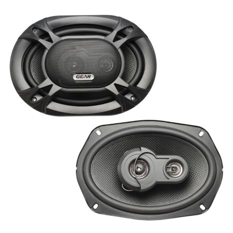 ΗΧΕΙΑ GEAR 3 ΔΡΟΜΩΝ 163 X 237mm - 300W - ΒΑΘΟΣ 79mm (ΟΒΑΛ FLUSH MOUNT) - 2 ΤΕΜ. Auto Moto Tyres 