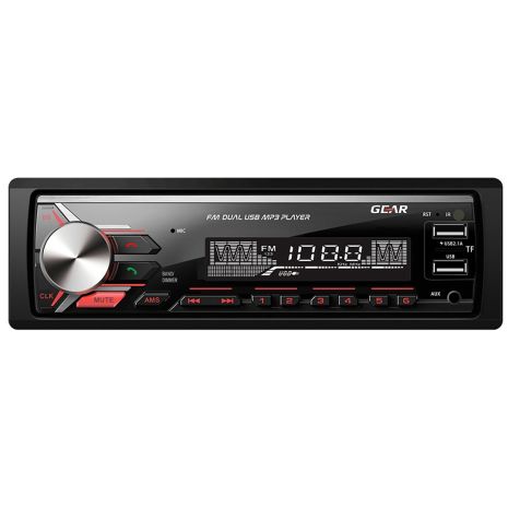 RADIO GEAR GR-200P USB/MP3/BLUETOOTH/WMA/AUX IN/ ΜΕ ΚΟΚΚΙΝΟ ΦΩΤΙΣΜΟ 4x45w Auto Moto Tyres 