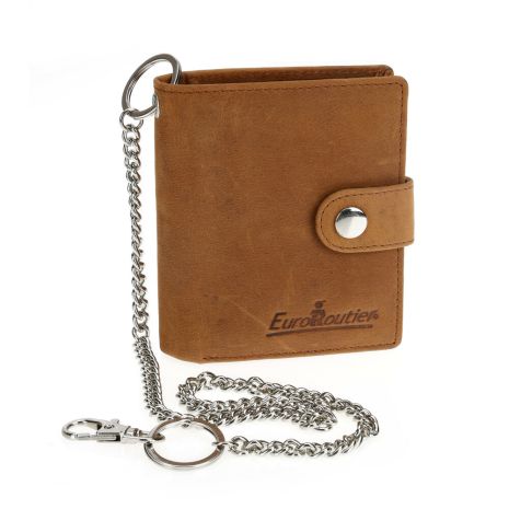 ΠΟΡΤΟΦΟΛΙ ΔΕΡΜΑΤΙΝΟ ΓΙΑ ΚΑΡΤΕΣ & ΧΡΗΜΑΤΑ BIKER WALLET ME 45cm ΑΛΥΣΙΔΑ RFID ΠΡΟΣΤΑΣΙΑ ΣΕ ΚΑΦΕ ΧΡΩΜΑ LAMPA - 1 Τεμ. Auto Moto Tyres 