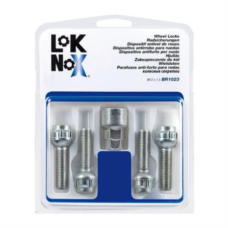 Μπουλόνια Ασφαλείας 12x1,5 39,9mm (17) Σφαιρικά LOK NOX Auto Moto Tyres 