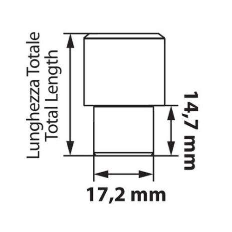 Μπουλόνια Ασφαλείας 12x1,25 15/35mm (21) ίσια J020 Auto Moto Tyres 