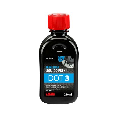 ΥΓΡΟ ΦΡΕΝΩΝ DOT 3 - FMVSS 116 / ISO 4925 CLASS 3 / SAE J-1703 250ml LAMPA  - 1 ΤΕΜ. Auto Moto Tyres 