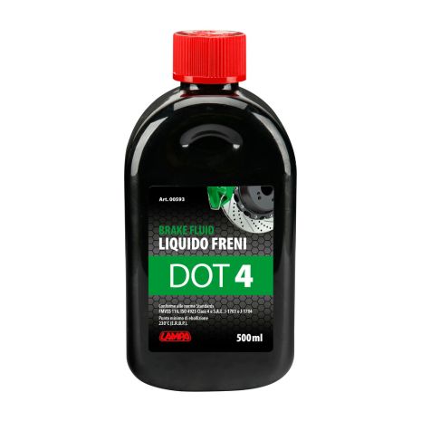 ΥΓΡΟ ΦΡΕΝΩΝ DOT 4 - FMVSS 116 / ISO 4925 CLASS 4 / SAE J-1703 & J-1704  500ml LAMPA  - 1 ΤΕΜ. Auto Moto Tyres 