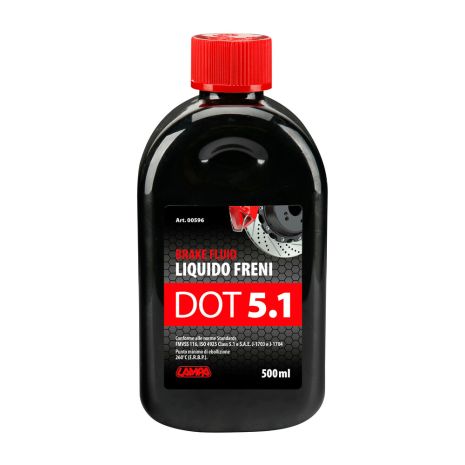 ΥΓΡΟ ΦΡΕΝΩΝ DOT 5.1 - FMVSS 116 / ISO 4925 CLASS 5.1 / SAE J-1704 500ml LAMPA  - 1 ΤΕΜ. Auto Moto Tyres 