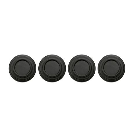 ΠΡΟΣΤΑΤΕΥΤΙΚΑ ΓΙΑ ΚΛΕΙΣΙΜΟ ΠΟΡΤΑΣ Φ26x8mm ΣΙΛΙΚΟΝΗΣ ΣΤΡΟΓΓΥΛΑ ΜΑΥΡΑ LAMPA - 4 ΤΕΜ. Auto Moto Tyres 