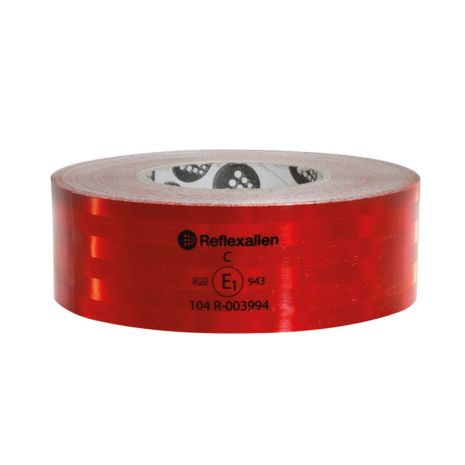 ΤΑΙΝΙΑ ΑΝΑΚΛΑΣΤΙΚΗ ΚΟΚΚΙΝΗ ΑΥΤΟΚΟΛΛΗΤΗ REFLEXALLEN VALUE VERSION 50mmX50m Auto Moto Tyres 