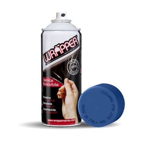 ΠΡΟΣΤΑΤΕΥΤΙΚΟ ΦΙΛΜ ΣΕ ΣΠΡΕΙ WRAPPER RAL 5017 TRAFFIC BLUE 400 ml (ΜΠΛΕ) Auto Moto Tyres 
