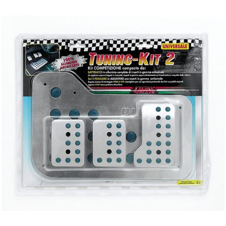 Κιτ Πετάλια - Πατάκι Αλουμινίου Μπλε Tuning Kit-2 Auto Moto Tyres 