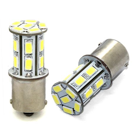 P21W 12V BA15s LED 18xSMD5630 PREMIUM ΛΕΥΚΟ (ΜΟΝΟΠΟΛΙΚΟ) 1ΤΕΜ. Auto Moto Tyres 