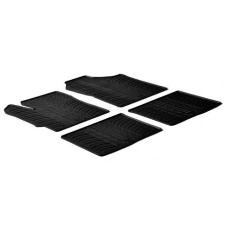 ΜΑΡΚΕ ΠΑΤΑΚΙΑ ΣΕ ΣΚΑΦΗ ΛΑΣΤΙΧΟ ΓΙΑ TOYOTA YARIS 3D / 5D 10/2011-08/2020 SUMISURA ΣΕ ΜΑΥΡΟ ΧΡΩΜΑ ME ΚΟΥΜΠΩΜΑΤΑ LAMPA - 4 ΤΕΜ. Auto Moto Tyres 