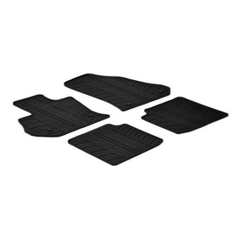 ΜΑΡΚΕ ΠΑΤΑΚΙΑ ΣΕ ΣΚΑΦΗ ΛΑΣΤΙΧΟ ΓΙΑ FIAT 500L 09/2012-05/2017 SUMISURA ΣΕ ΜΑΥΡΟ ΧΡΩΜΑ ME ΚΟΥΜΠΩΜΑΤΑ LAMPA - 4 ΤΕΜ. Auto Moto Tyres 