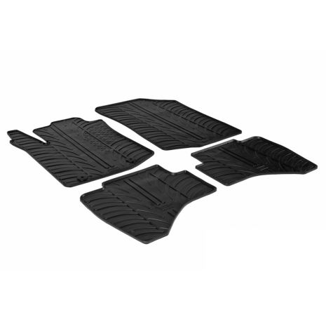 ΜΑΡΚΕ ΠΑΤΑΚΙΑ ΣΕ ΣΚΑΦΗ ΛΑΣΤΙΧΟ ΓΙΑ CITROEN C1 3D / 5D 2014-03/2021 / CITROEN C1 AIRSCAPE 2014-2018 / PEUGEOT 108 3D / 5D 06/2014-03/2021 / PEUGEOT 108 TOP! 06/2014-06/2019 / TOYOTA AYGO 2014-2021 SUMISURA ΣΕ ΜΑΥΡΟ ΧΡΩΜΑ ME ΚΟΥΜΠΩΜΑΤΑ LAMPA - 4 ΤΕΜ. Auto Moto Tyres 