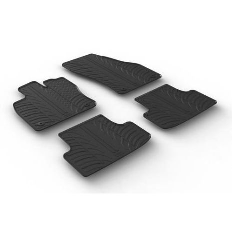ΜΑΡΚΕ ΠΑΤΑΚΙΑ ΣΕ ΣΚΑΦΗ ΛΑΣΤΙΧΟ ΓΙΑ SEAT ATECA 07/2016+ SUMISURA ΣΕ ΜΑΥΡΟ ΧΡΩΜΑ ME ΚΟΥΜΠΩΜΑΤΑ LAMPA - 4 ΤΕΜ. Auto Moto Tyres 