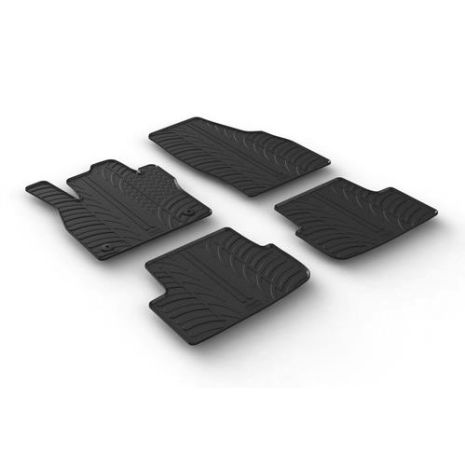ΜΑΡΚΕ ΠΑΤΑΚΙΑ ΣΕ ΣΚΑΦΗ ΛΑΣΤΙΧΟ ΓΙΑ SEAT IBIZA 5D 06/2017+ / SEAT ARONA 11/2017+ SUMISURA ΣΕ ΜΑΥΡΟ ΧΡΩΜΑ ME ΚΟΥΜΠΩΜΑΤΑ LAMPA - 4 ΤΕΜ. Auto Moto Tyres 